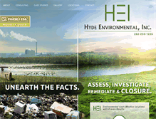 Tablet Screenshot of hyde-env.com